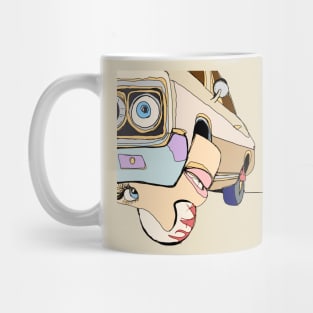 exhaust (the eyes have it) Mug